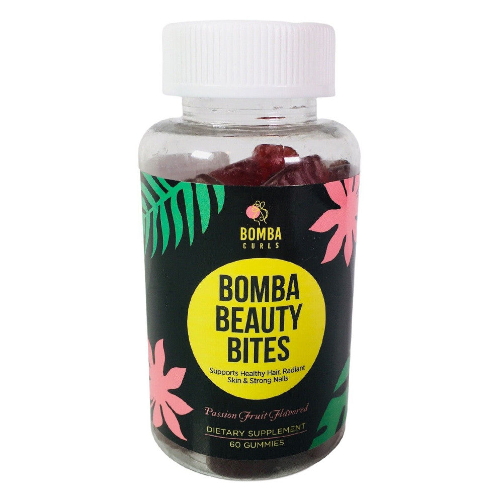 Bomba Curls Beauty Bites Supplement Gummies for Hair, Skin and Nails, 60 Ea